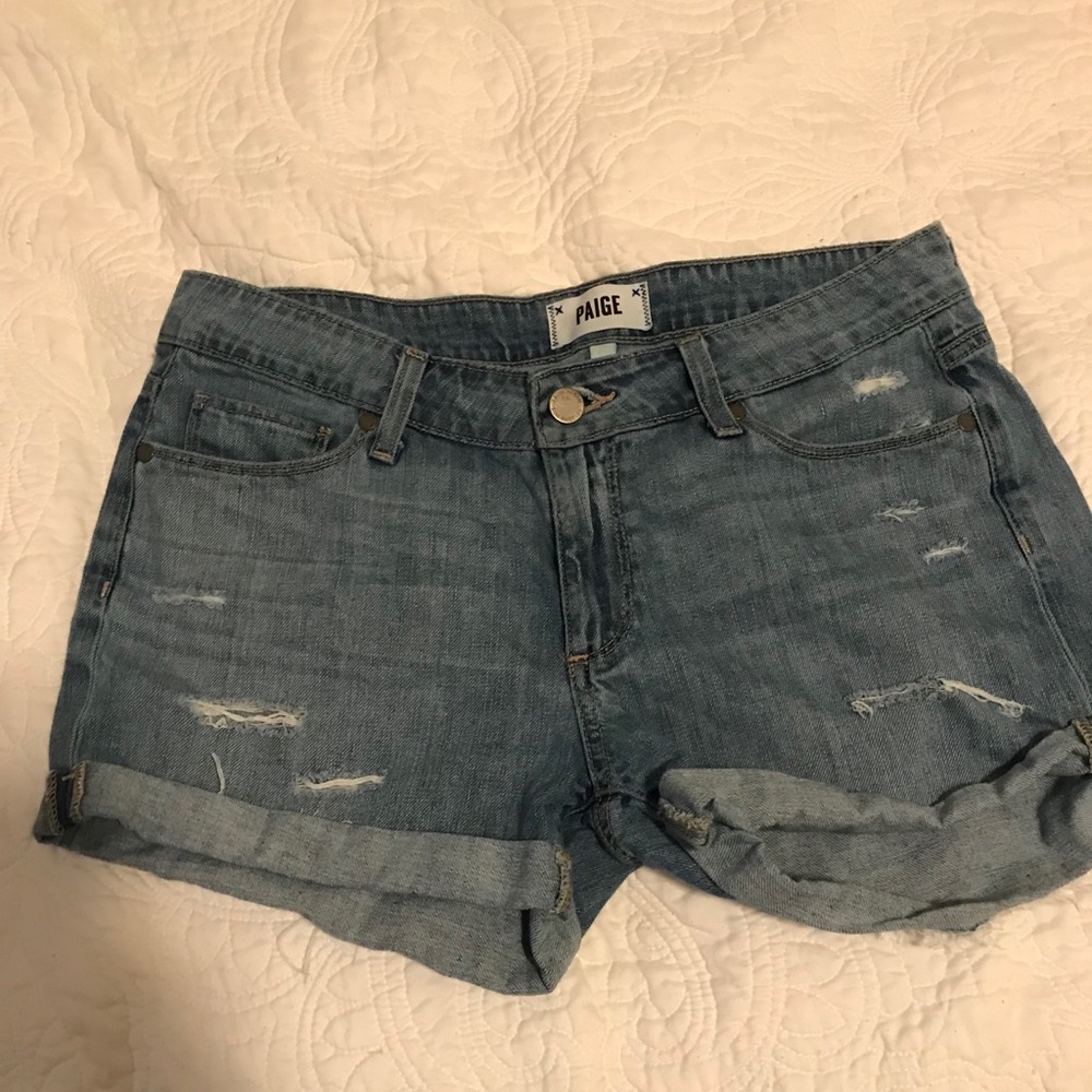 Paige shorts size 27